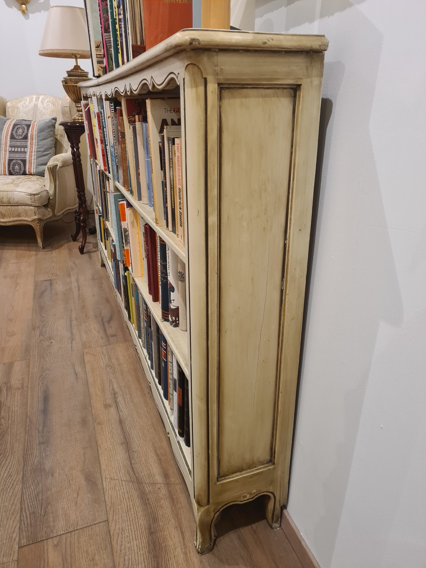 Barock Regal Bücherregal Holz Mobiliar Sideboard 185cm