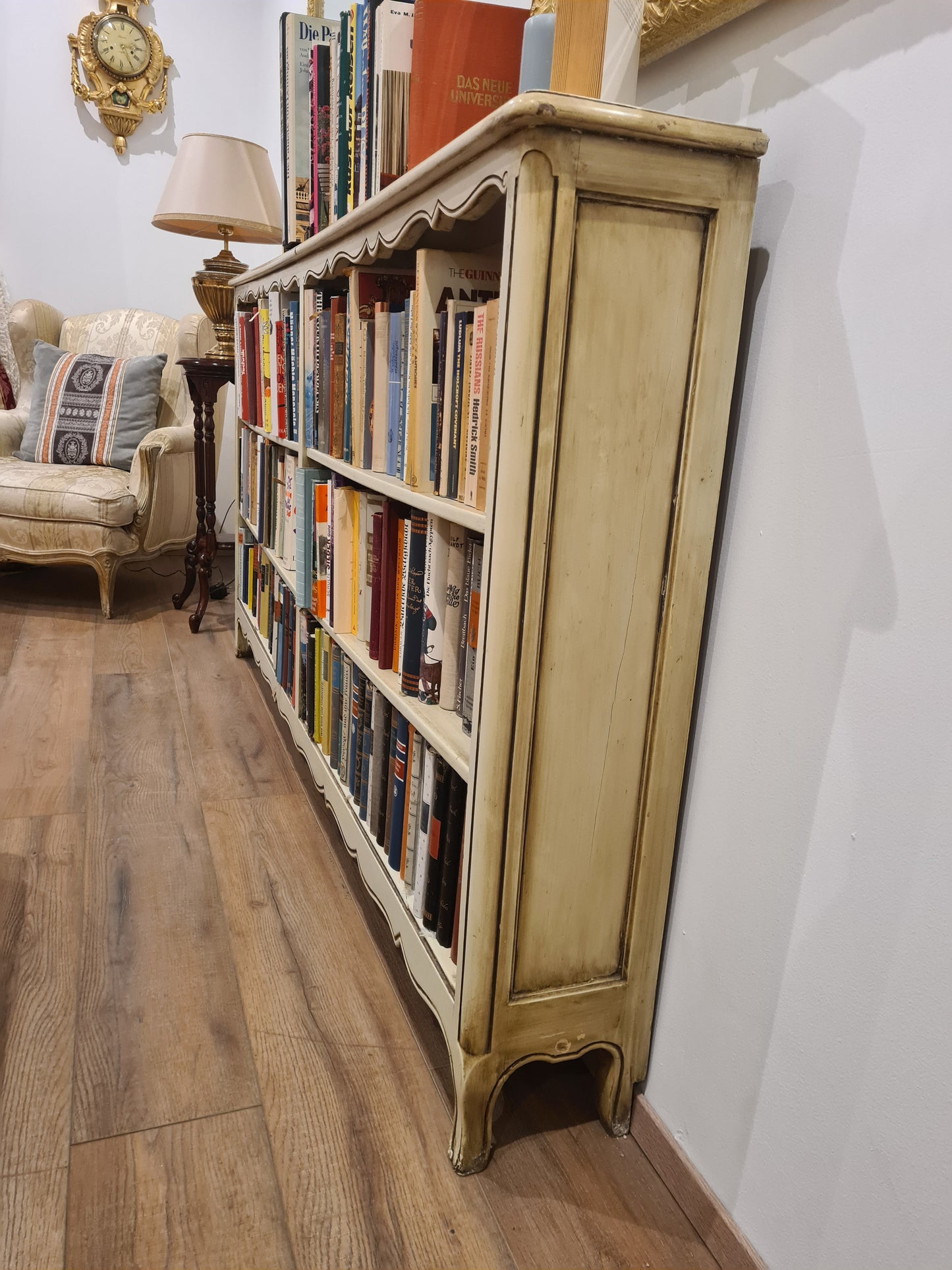 Barock Regal Bücherregal Holz Mobiliar Sideboard 185cm