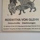 Kunstausstellung Plakatt Roswitha von Glehn Mai 1978 62x40cm