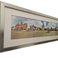 Panorama Foto Stadtansicht Husum Fotografie gerahmt 105x40cm