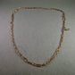 Feine Vintage-Kette aus bronzefarbenem Metall – Filigranes Design
