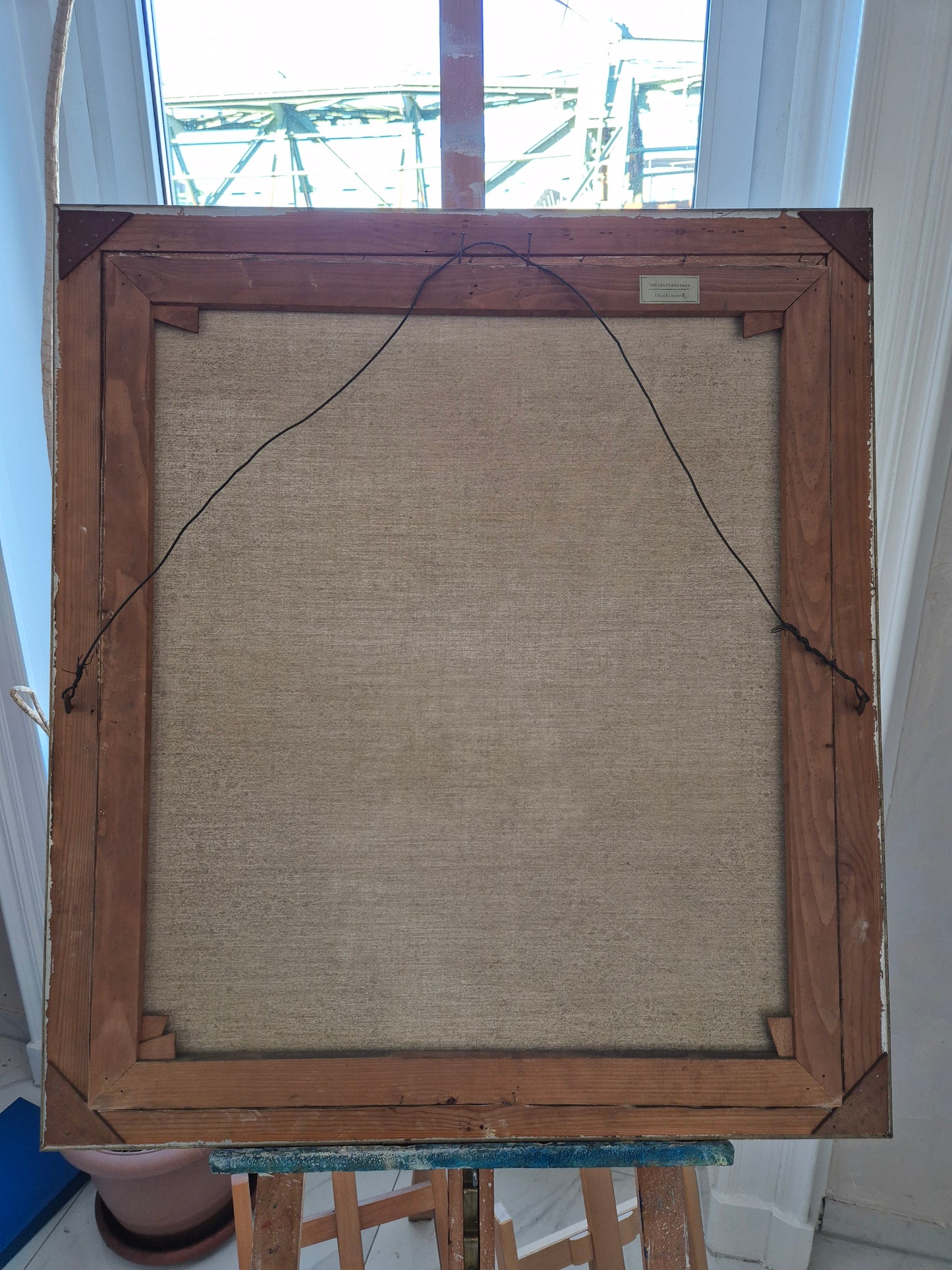 Hermann Schmidtmann (1841-1919) Ölgemälde Industrieanlage Hochofen