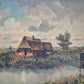 Gerd Loboda-Bonnard (XX) Landschaft mit Bauernhaus am See