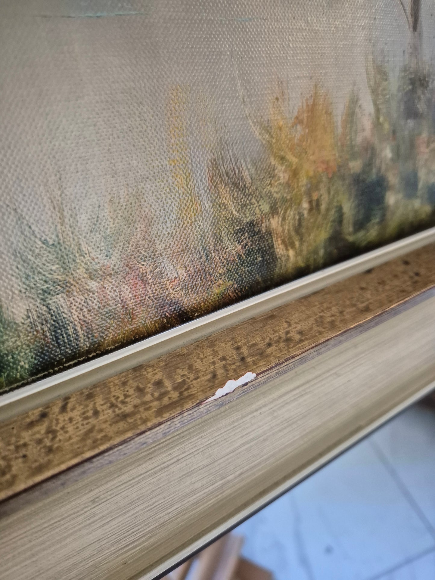 Gerd Loboda-Bonnard (XX) Landschaft mit Bauernhaus am See