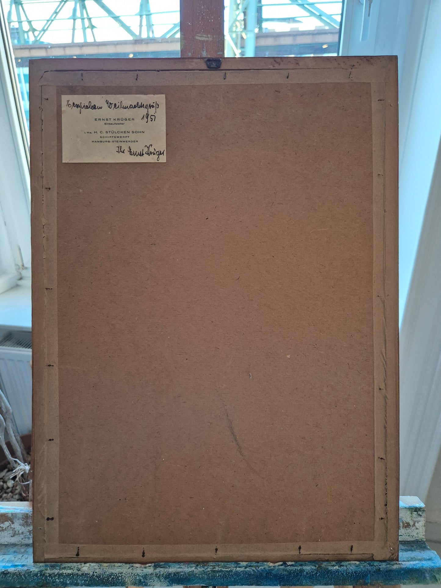 Bruno Reinhold (1891-?) Radierung Hamburger Hafen Schiffswerft Steinwerder