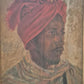 Ölgemälde Portaitmalerei Mann mit Turban Handsigniert Datiert H. Raelen