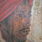 Ölgemälde Portaitmalerei Mann mit Turban Handsigniert Datiert H. Raelen