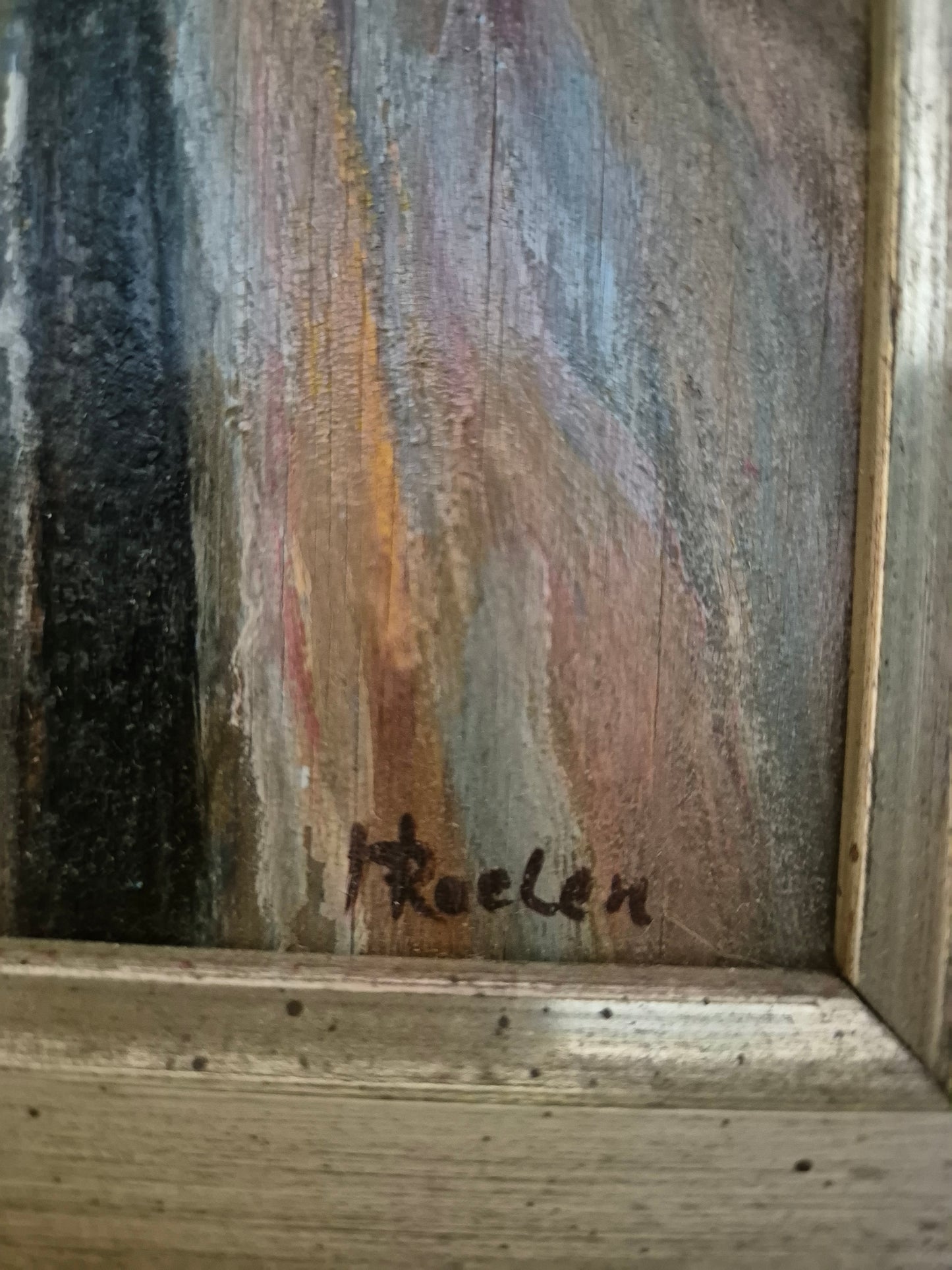 Ölgemälde Portaitmalerei Mann mit Turban Handsigniert Datiert H. Raelen