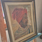 Ölgemälde Portaitmalerei Mann mit Turban Handsigniert Datiert H. Raelen