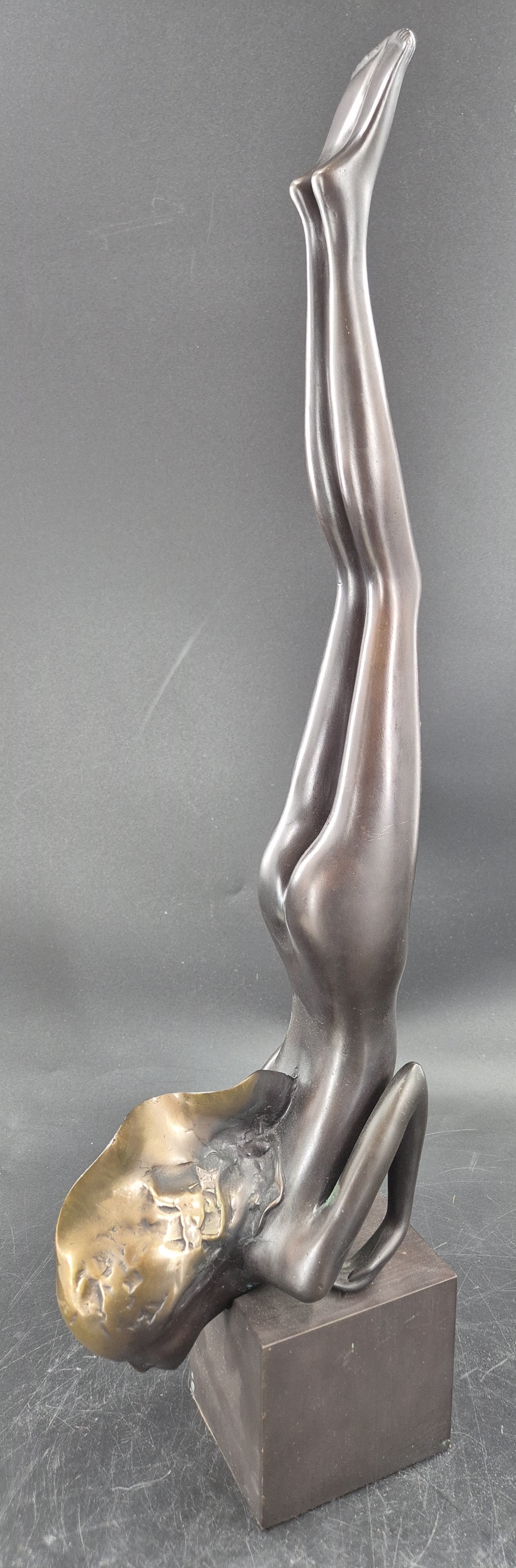 Bruno Bruni (1935) Bronze Skulptur Il Volo Datierung 1988 Höhe 61cm