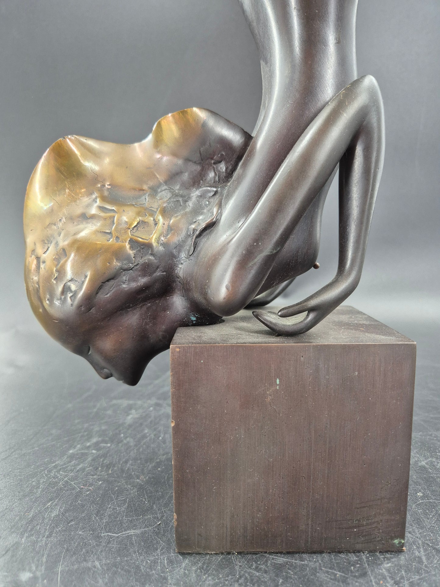 Bruno Bruni (1935) Bronze Skulptur Il Volo Datierung 1988 Höhe 61cm