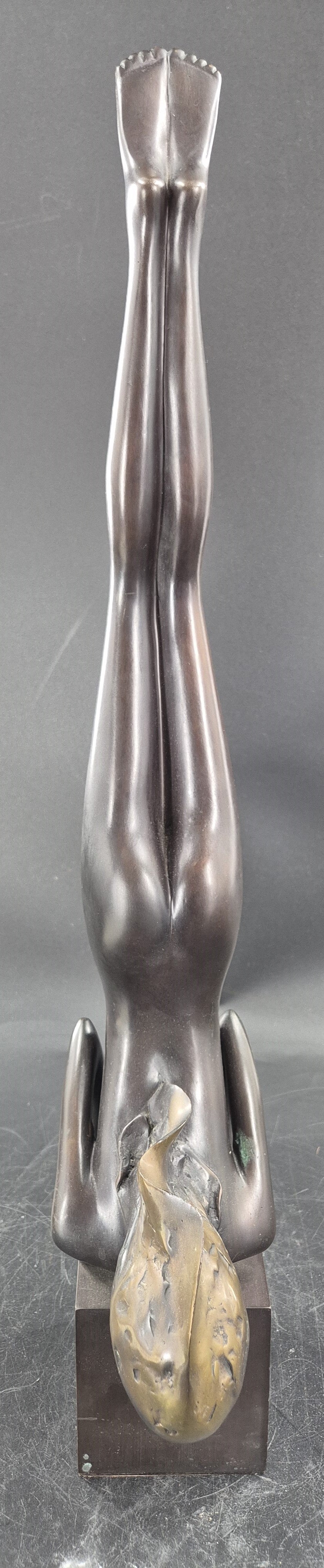 Bruno Bruni (1935) Bronze Skulptur Il Volo Datierung 1988 Höhe 61cm