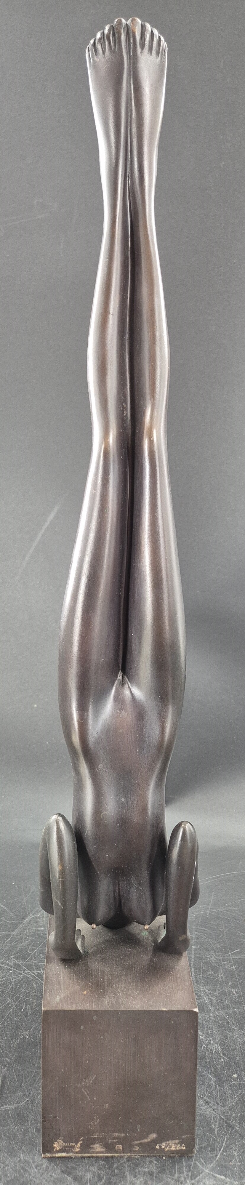 Bruno Bruni (1935) Bronze Skulptur Il Volo Datierung 1988 Höhe 61cm