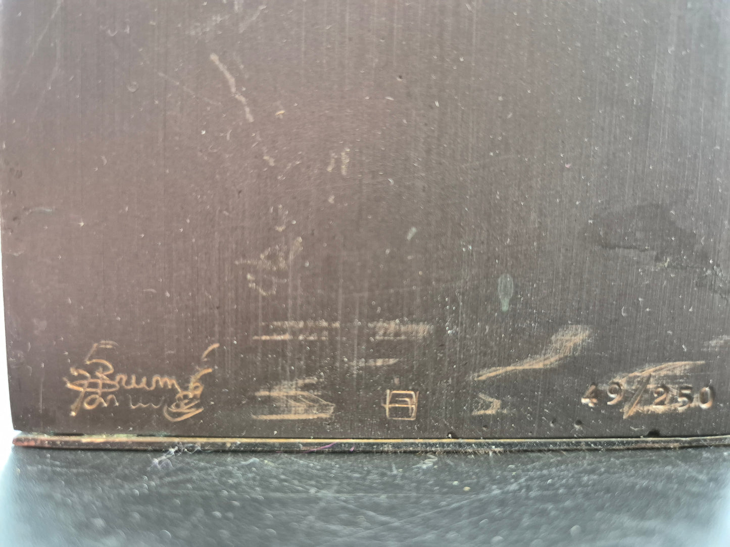 Bruno Bruni (1935) Bronze Skulptur Il Volo Datierung 1988 Höhe 61cm