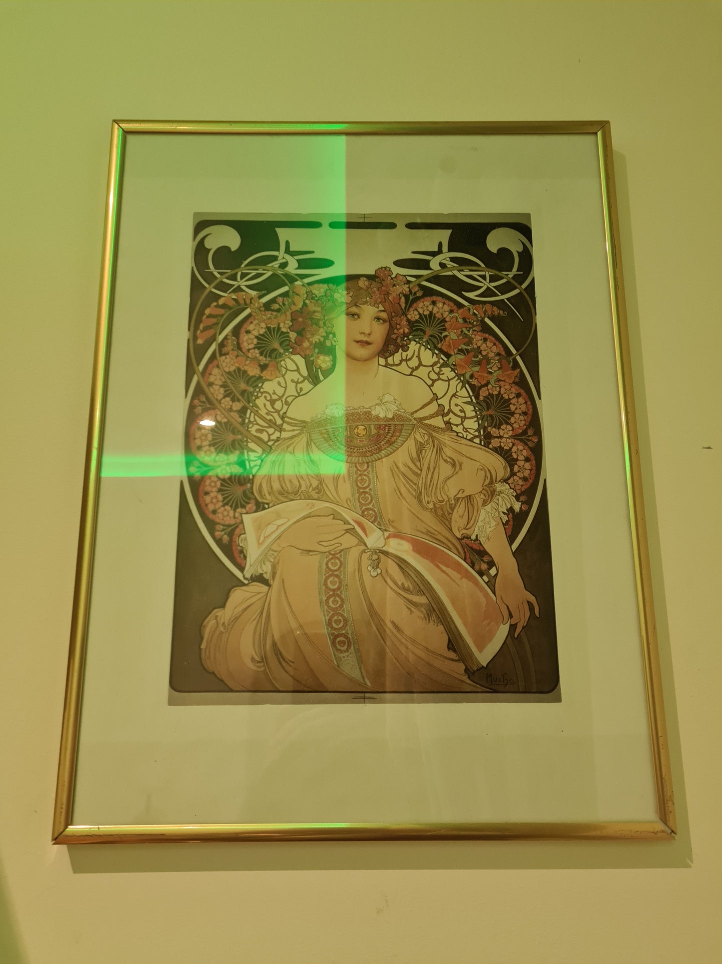 Alphonse Mucha Lithographie „Daydream“ von Alfons Maria Kunstdruck 40x30cm