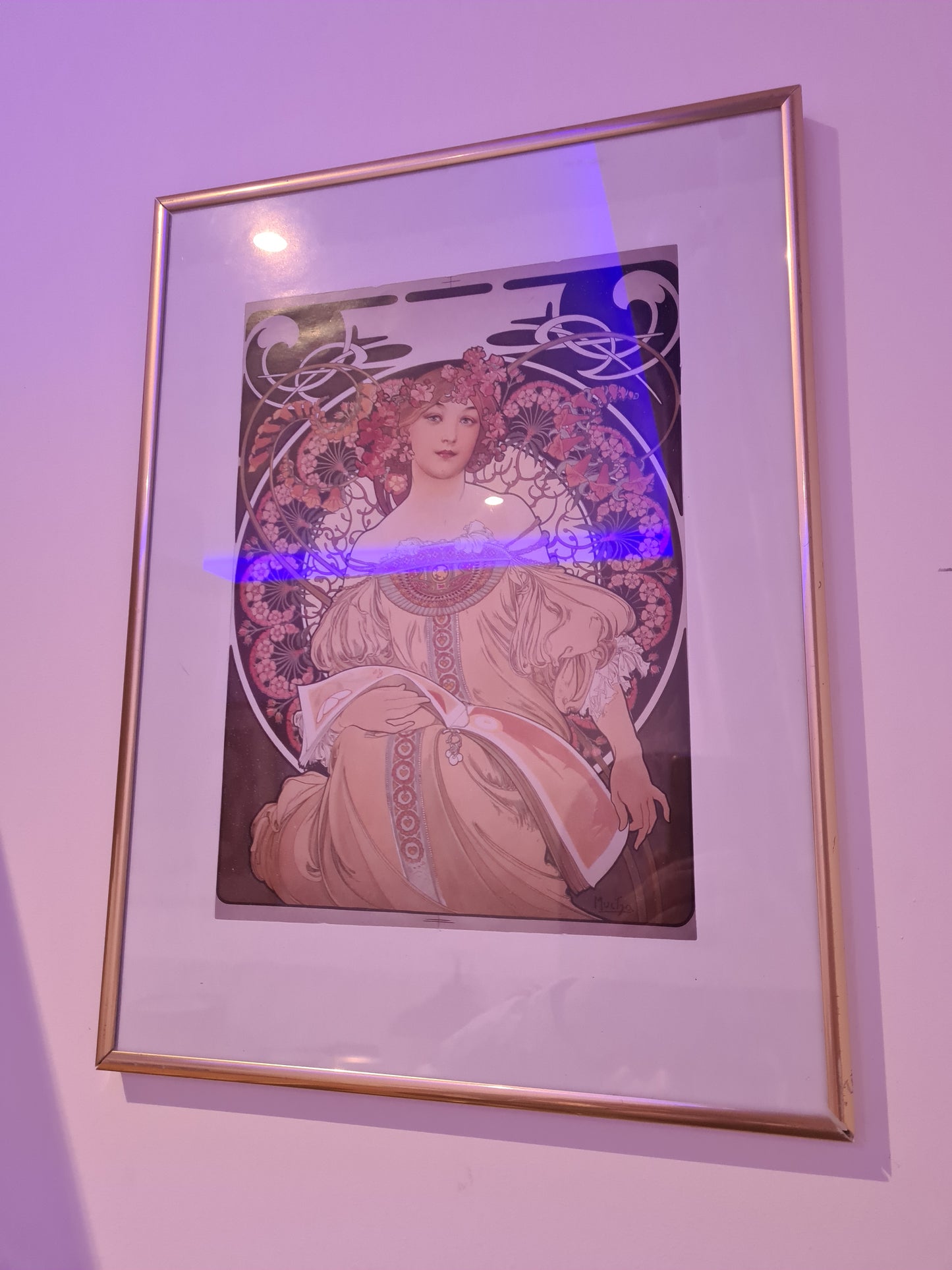 Alphonse Mucha Lithographie „Daydream“ von Alfons Maria Kunstdruck 40x30cm