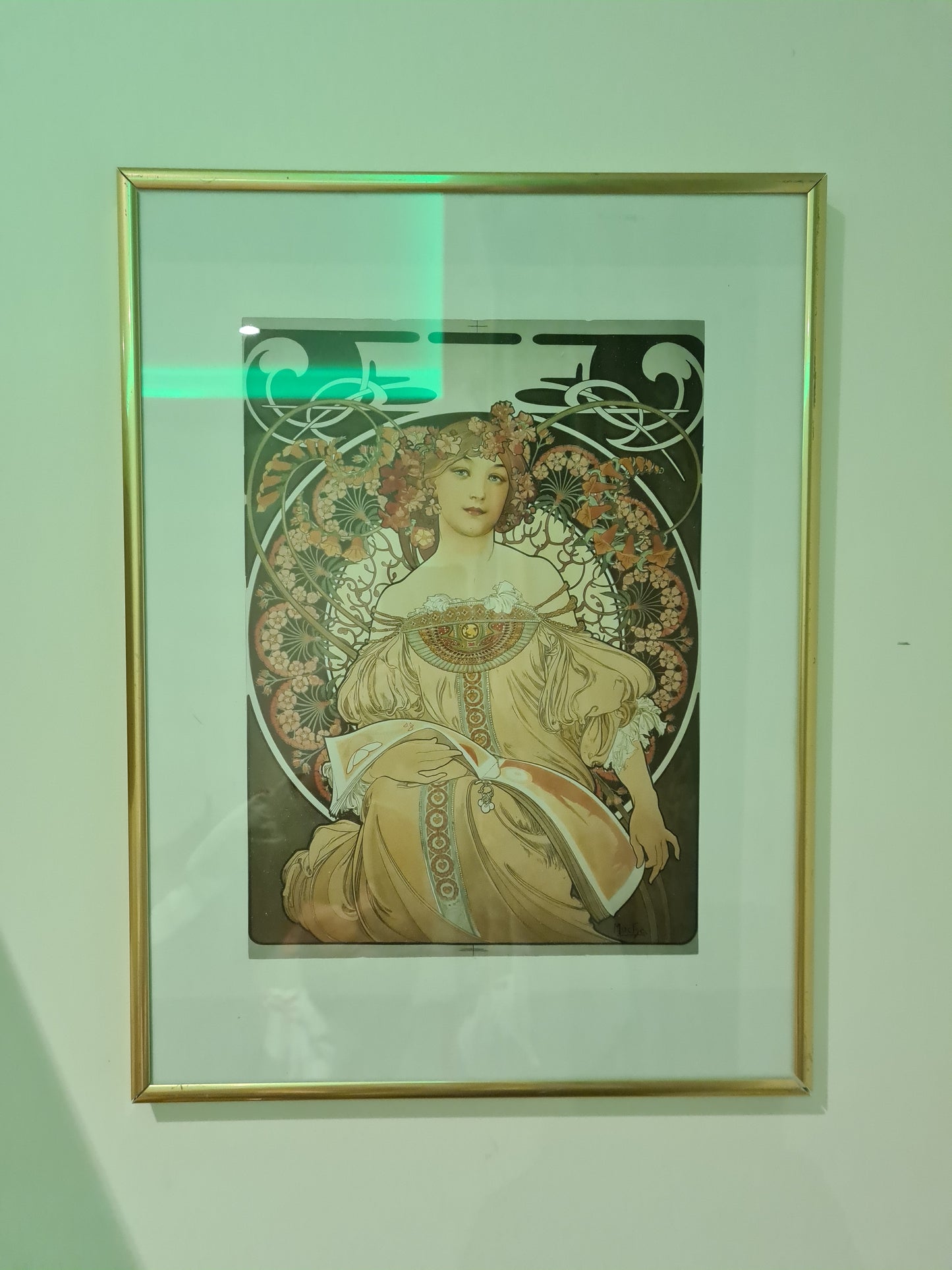 Alphonse Mucha Lithographie „Daydream“ von Alfons Maria Kunstdruck 40x30cm