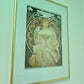 Alphonse Mucha Lithographie „Daydream“ von Alfons Maria Kunstdruck 40x30cm