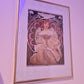 Alphonse Mucha Lithographie „Daydream“ von Alfons Maria Kunstdruck 40x30cm