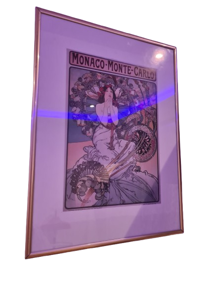 Alphonse Mucha Illustration Monaco Monte Carlo Kunstdruck Litografie 40x30cm