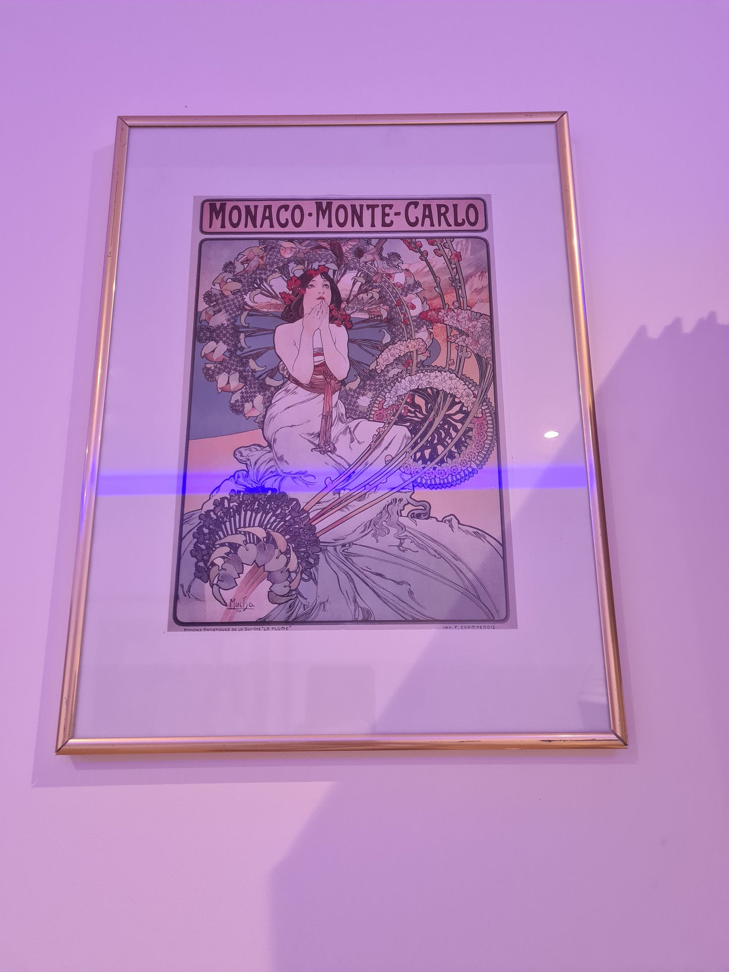 Alphonse Mucha Illustration Monaco Monte Carlo Kunstdruck Litografie 40x30cm