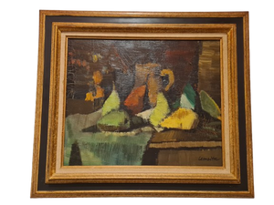 Andre Lemaitre Pichet (1909-1995) Ölgemälde Stillleben Expressionismus