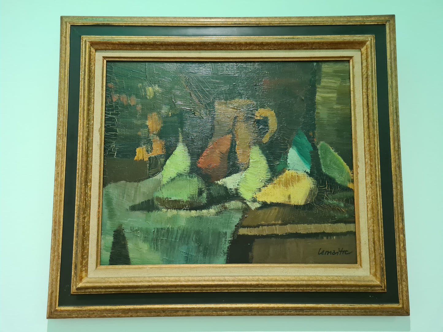 Andre Lemaitre Pichet (1909-1995) Ölgemälde Stillleben Expressionismus