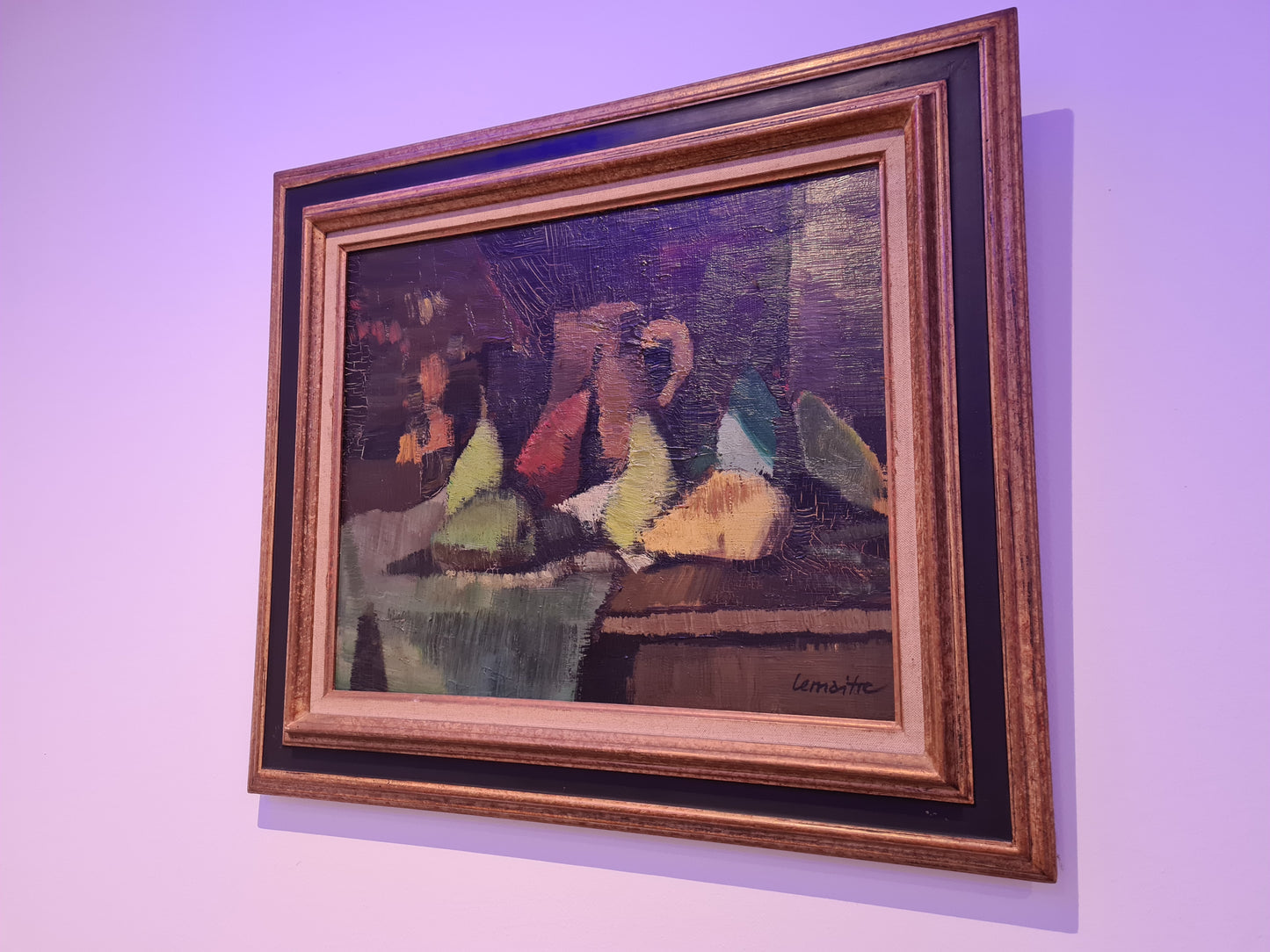 Andre Lemaitre Pichet (1909-1995) Ölgemälde Stillleben Expressionismus