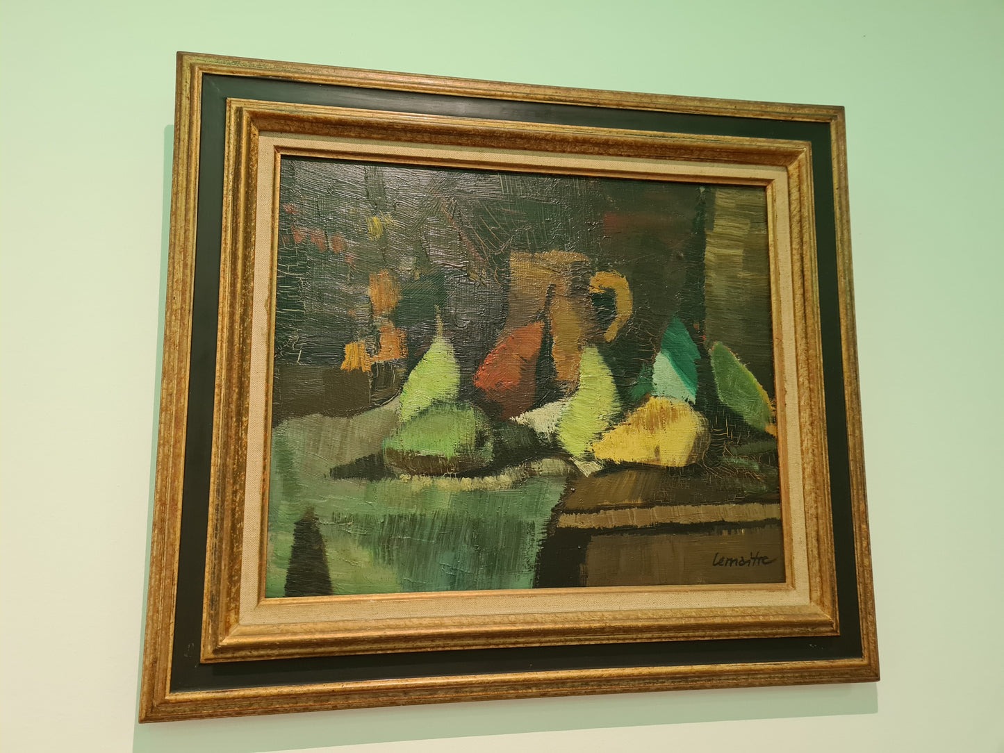 Andre Lemaitre Pichet (1909-1995) Ölgemälde Stillleben Expressionismus