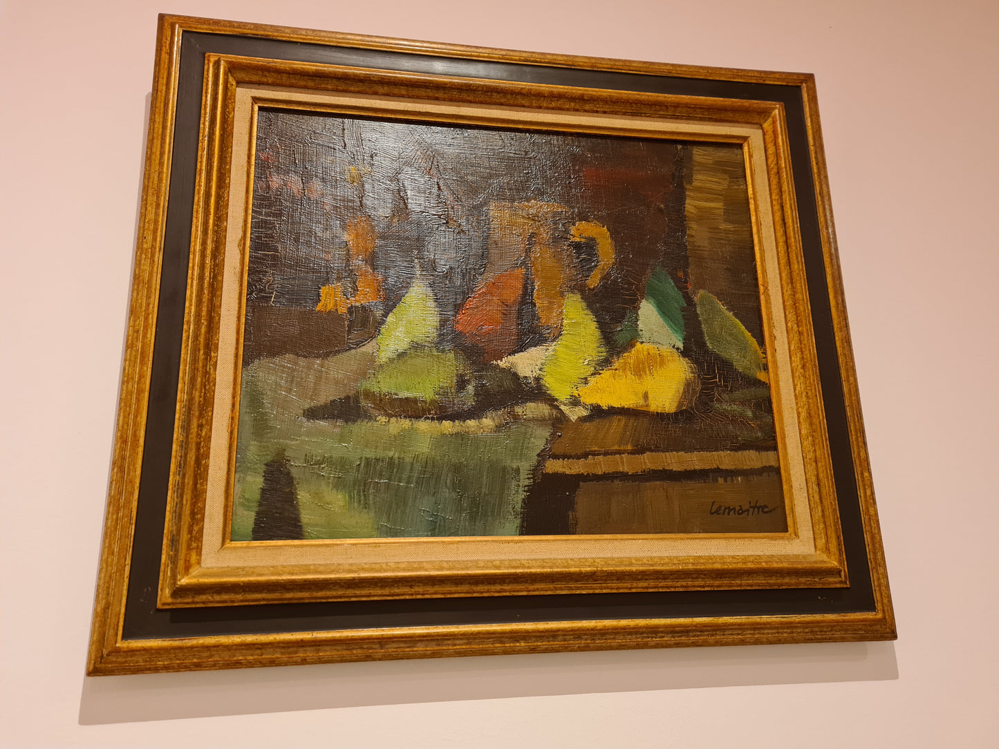 Andre Lemaitre Pichet (1909-1995) Ölgemälde Stillleben Expressionismus