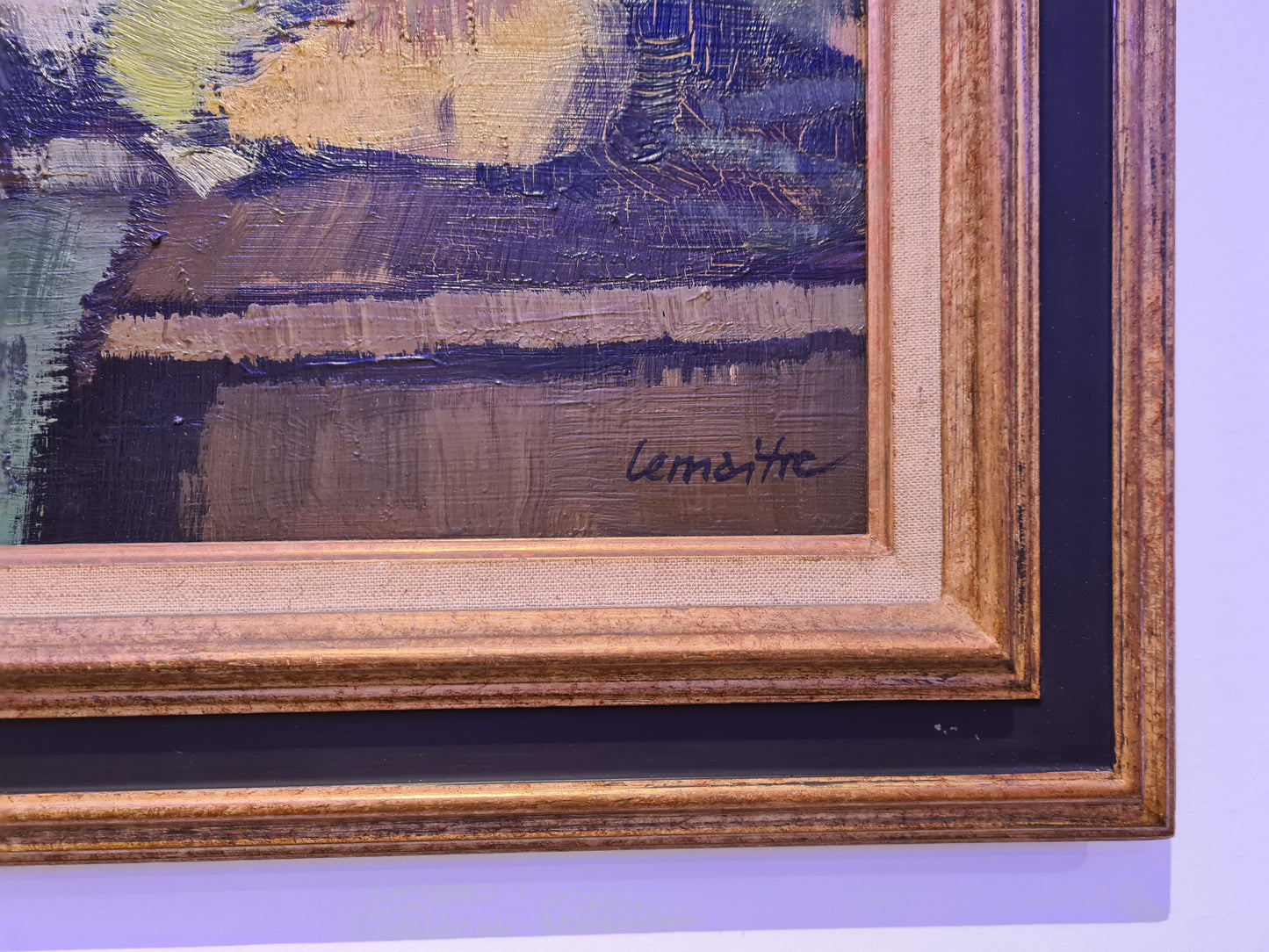 Andre Lemaitre Pichet (1909-1995) Ölgemälde Stillleben Expressionismus