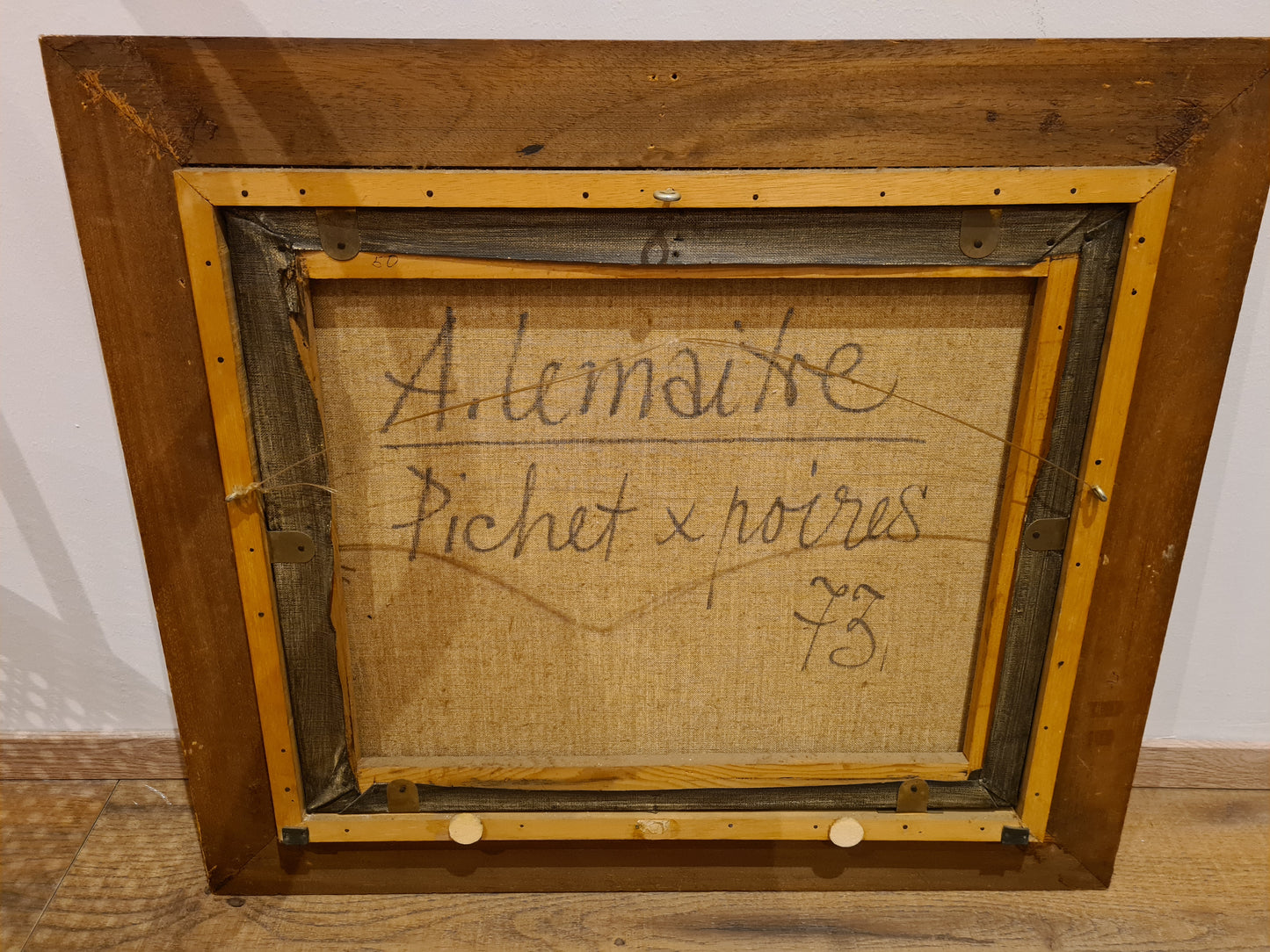 Andre Lemaitre Pichet (1909-1995) Ölgemälde Stillleben Expressionismus