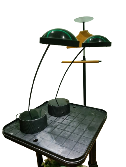 Postmoderne Schreibtischlampe Hustadt 80s Lampe Stehlampe 45cm