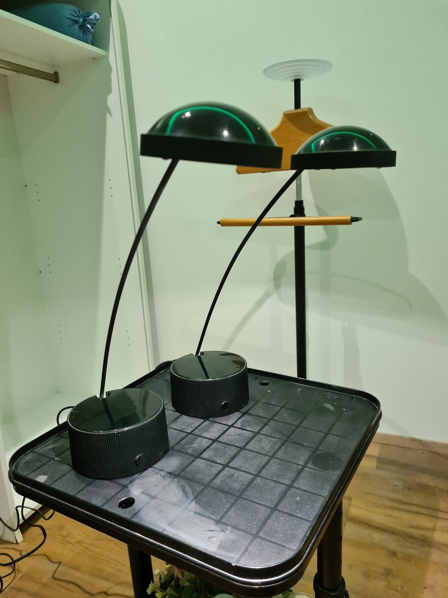 Postmoderne Schreibtischlampe Hustadt 80s Lampe Stehlampe 45cm