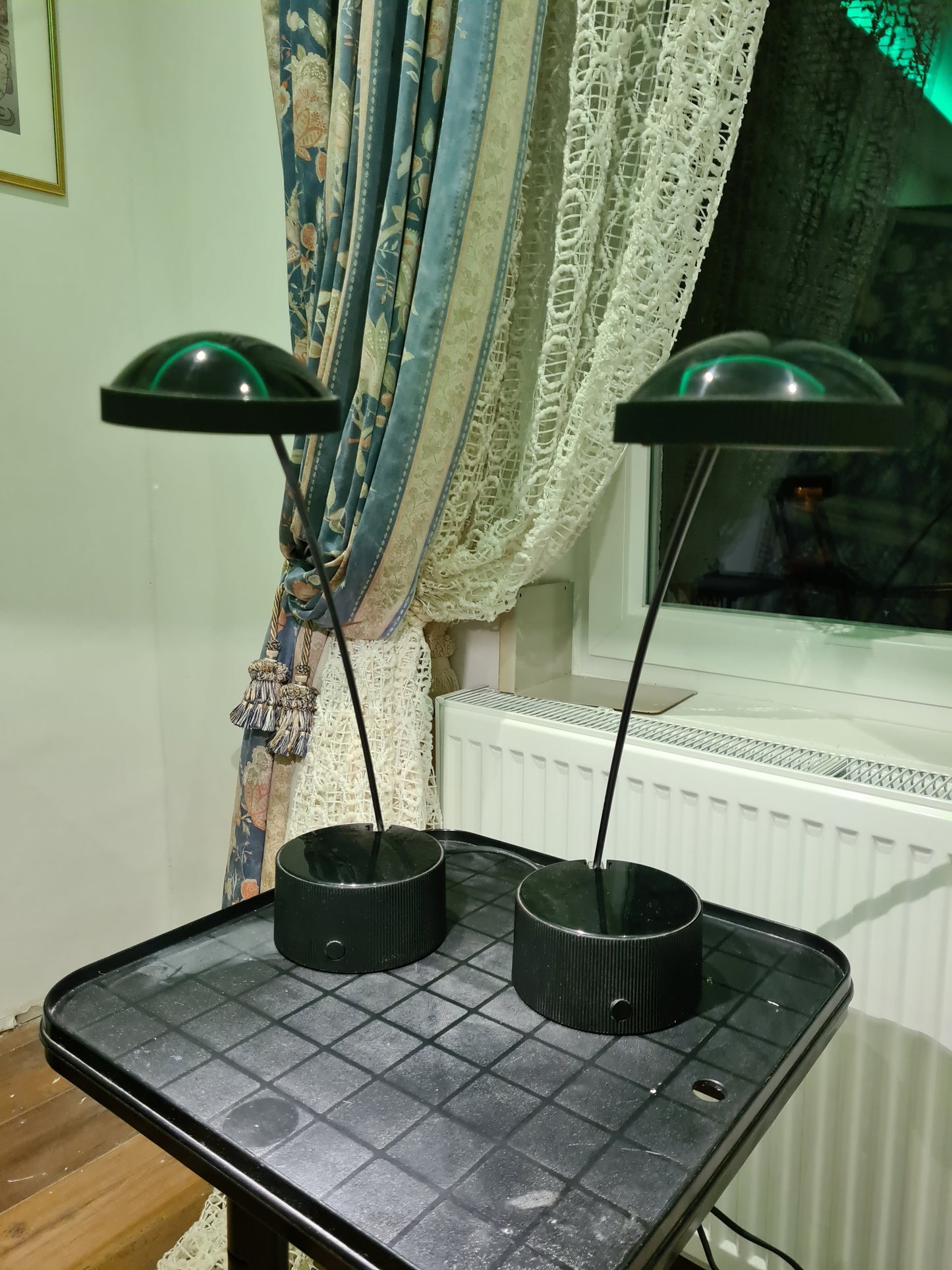 Postmoderne Schreibtischlampe Hustadt 80s Lampe Stehlampe 45cm