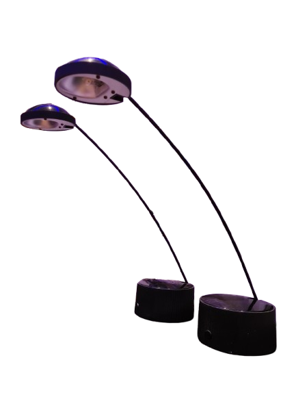 Postmoderne Schreibtischlampe Hustadt 80s Lampe Stehlampe 45cm