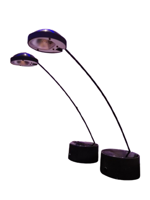 Postmoderne Schreibtischlampe Hustadt 80s Lampe Stehlampe 45cm
