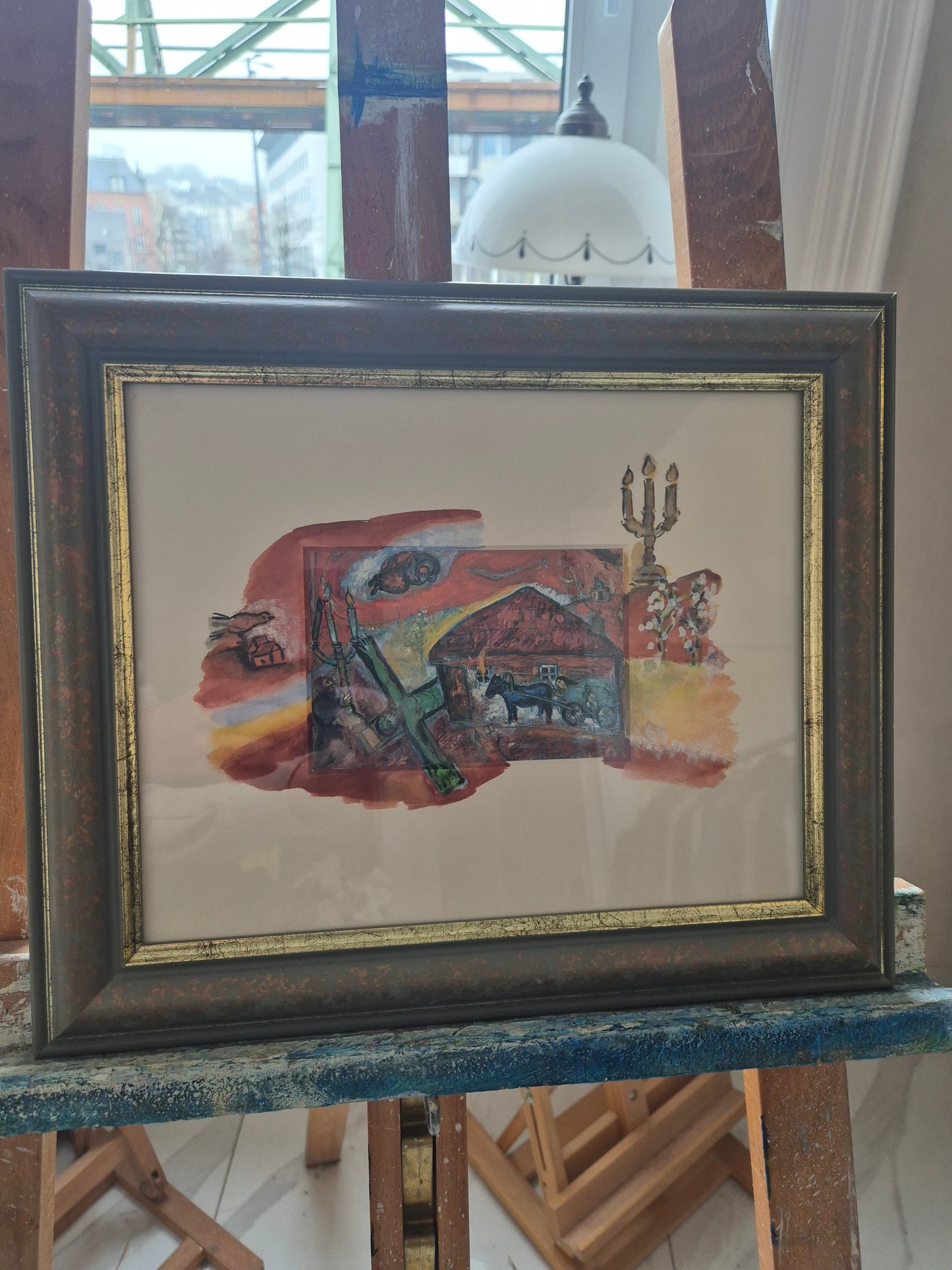 Marc Chagall (1887-1985) Offset Grafik Obsession 46x51cm