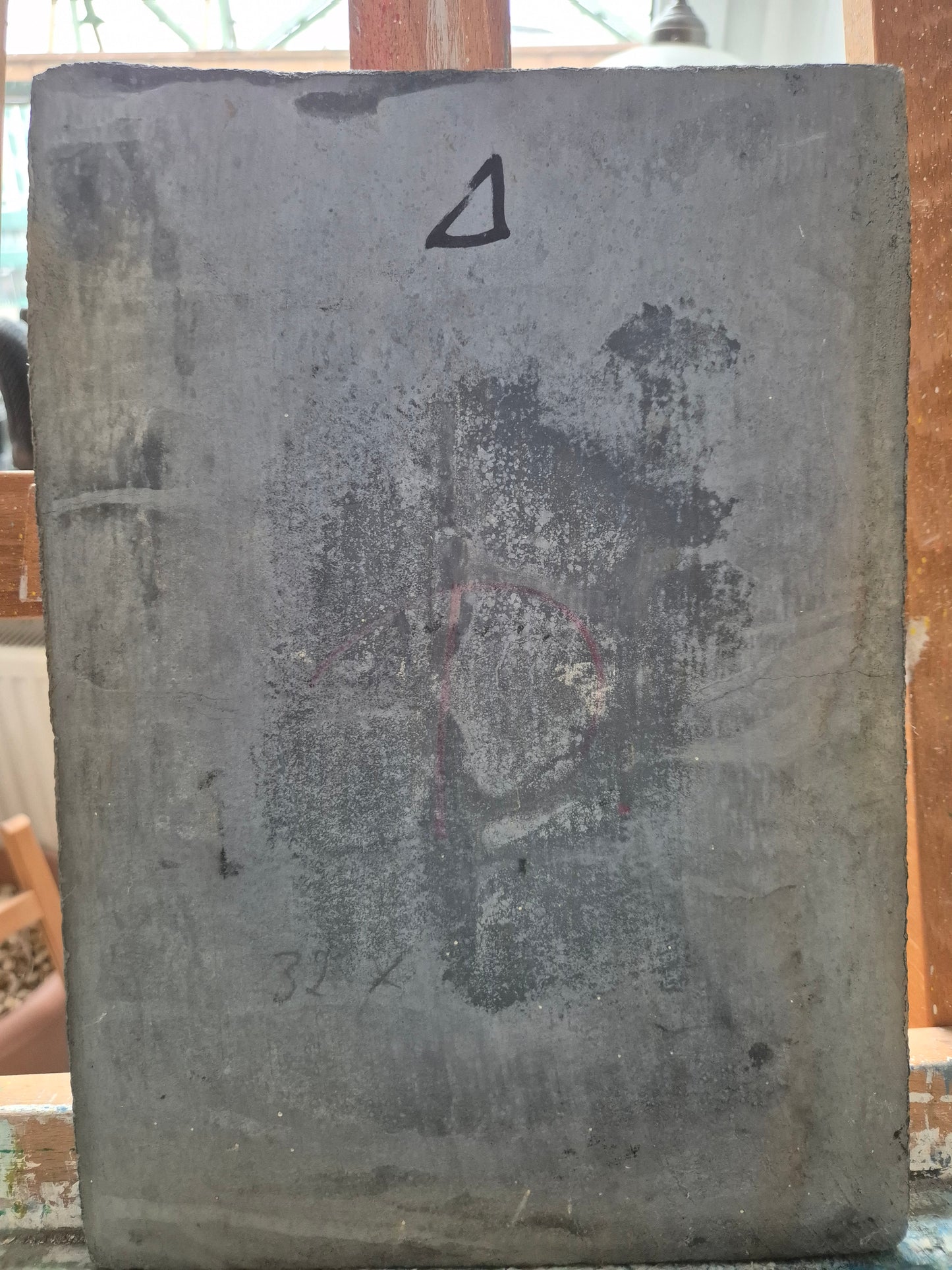 Antike Steinrelief Platte Porträt eines Asiatischen Meisters Gelehrten