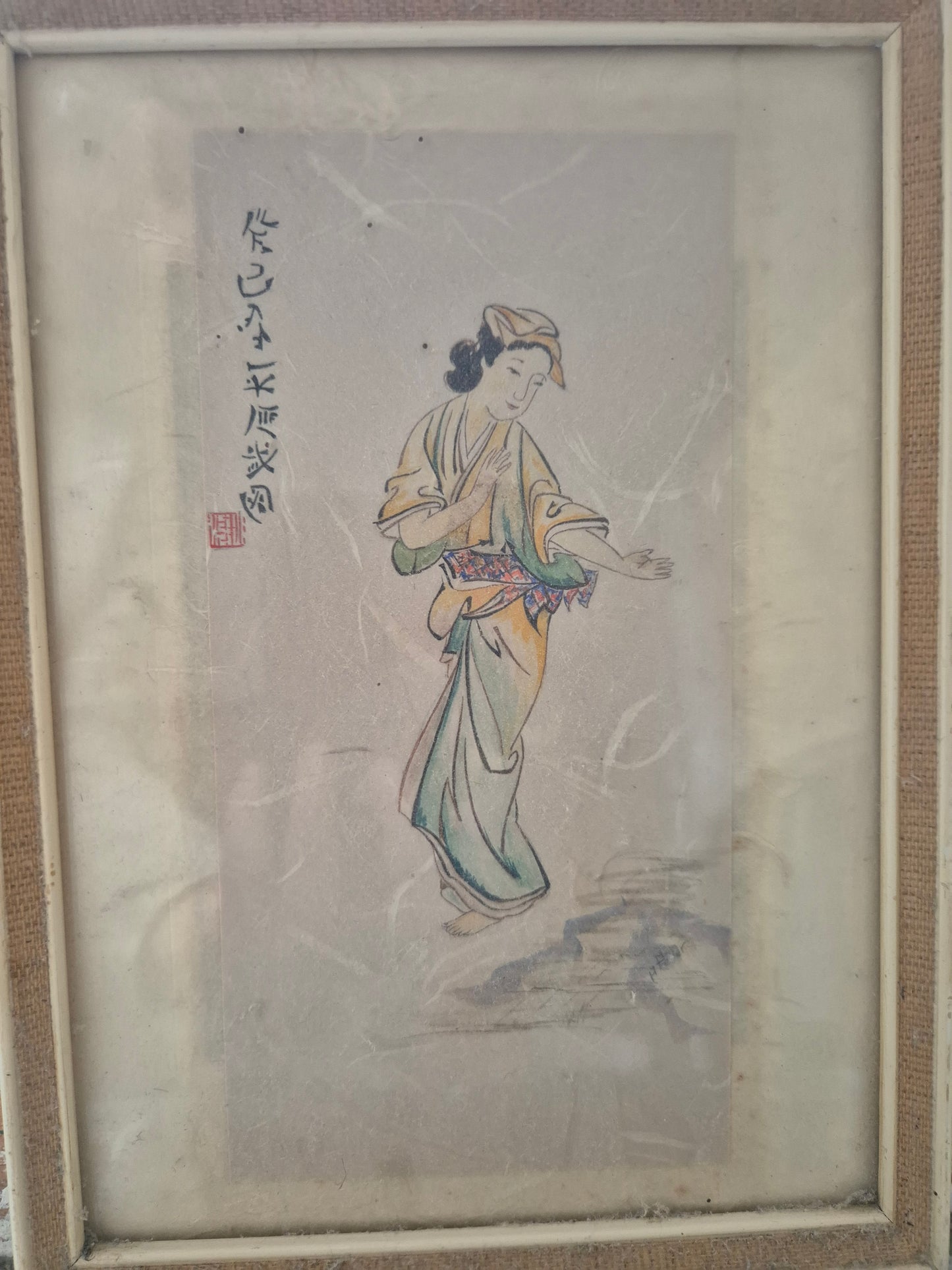 Maruyama Ōkyo (1733-1795) Grafik Lady Chiyono