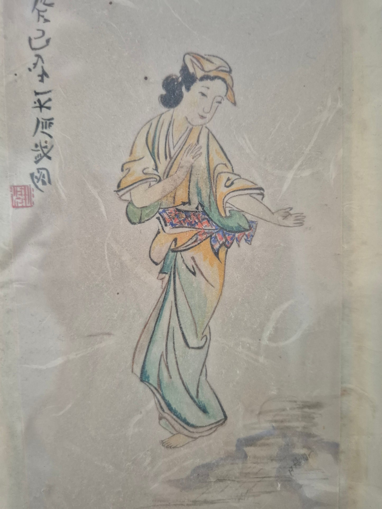 Maruyama Ōkyo (1733-1795) Grafik Lady Chiyono