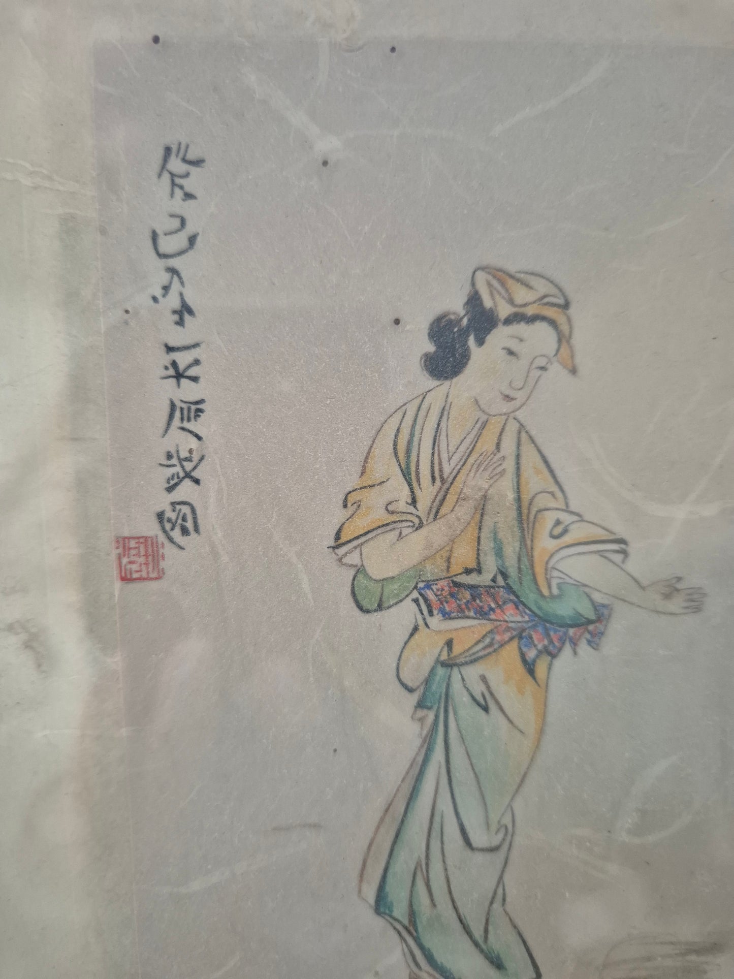 Maruyama Ōkyo (1733-1795) Grafik Lady Chiyono