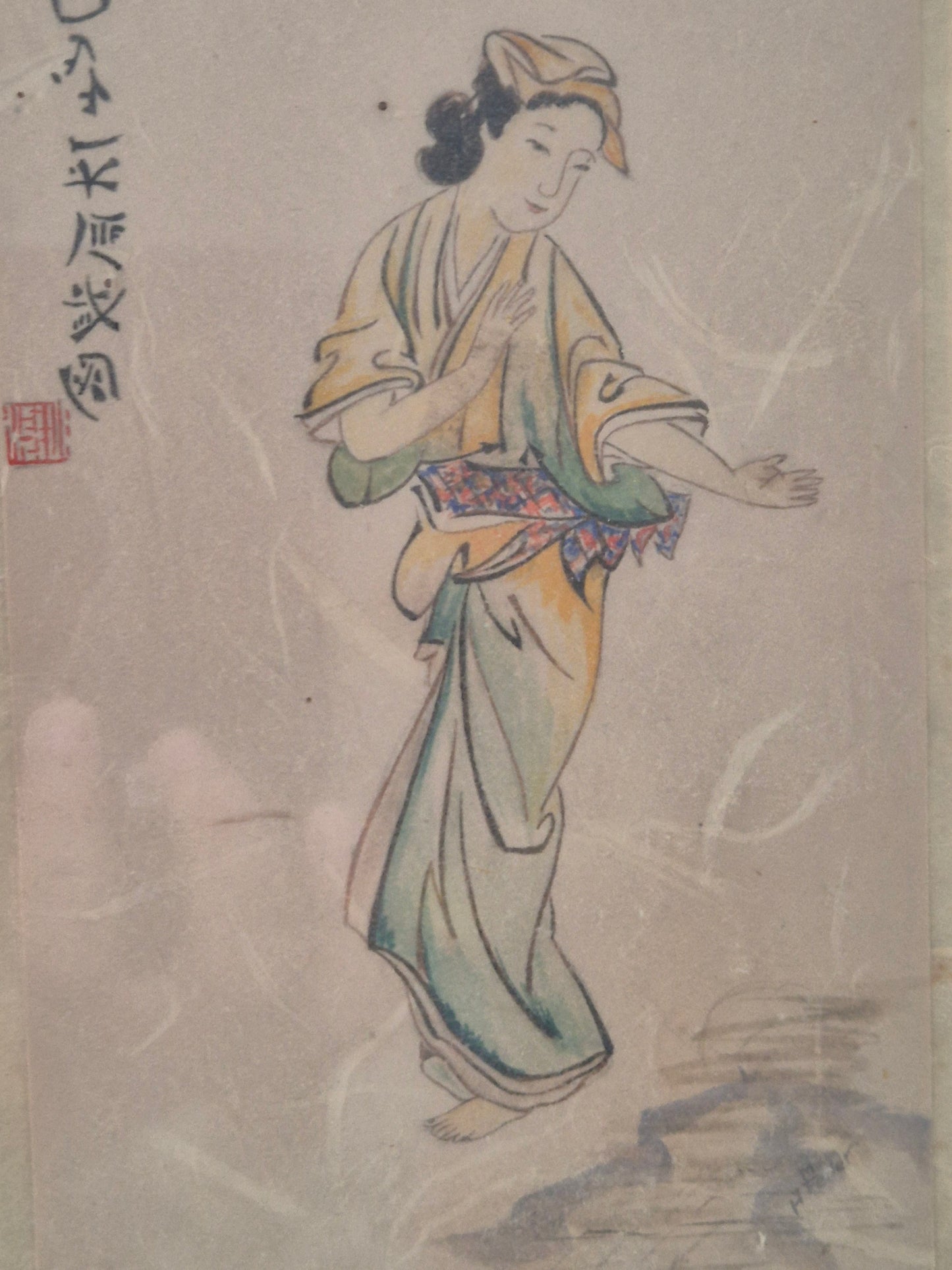 Maruyama Ōkyo (1733-1795) Grafik Lady Chiyono