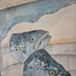Ole West (XX) Aquarell Malerei Handsigniert Datiert 1998 zwei Fischköpfe