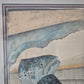 Ole West (XX) Aquarell Malerei Handsigniert Datiert 1998 zwei Fischköpfe