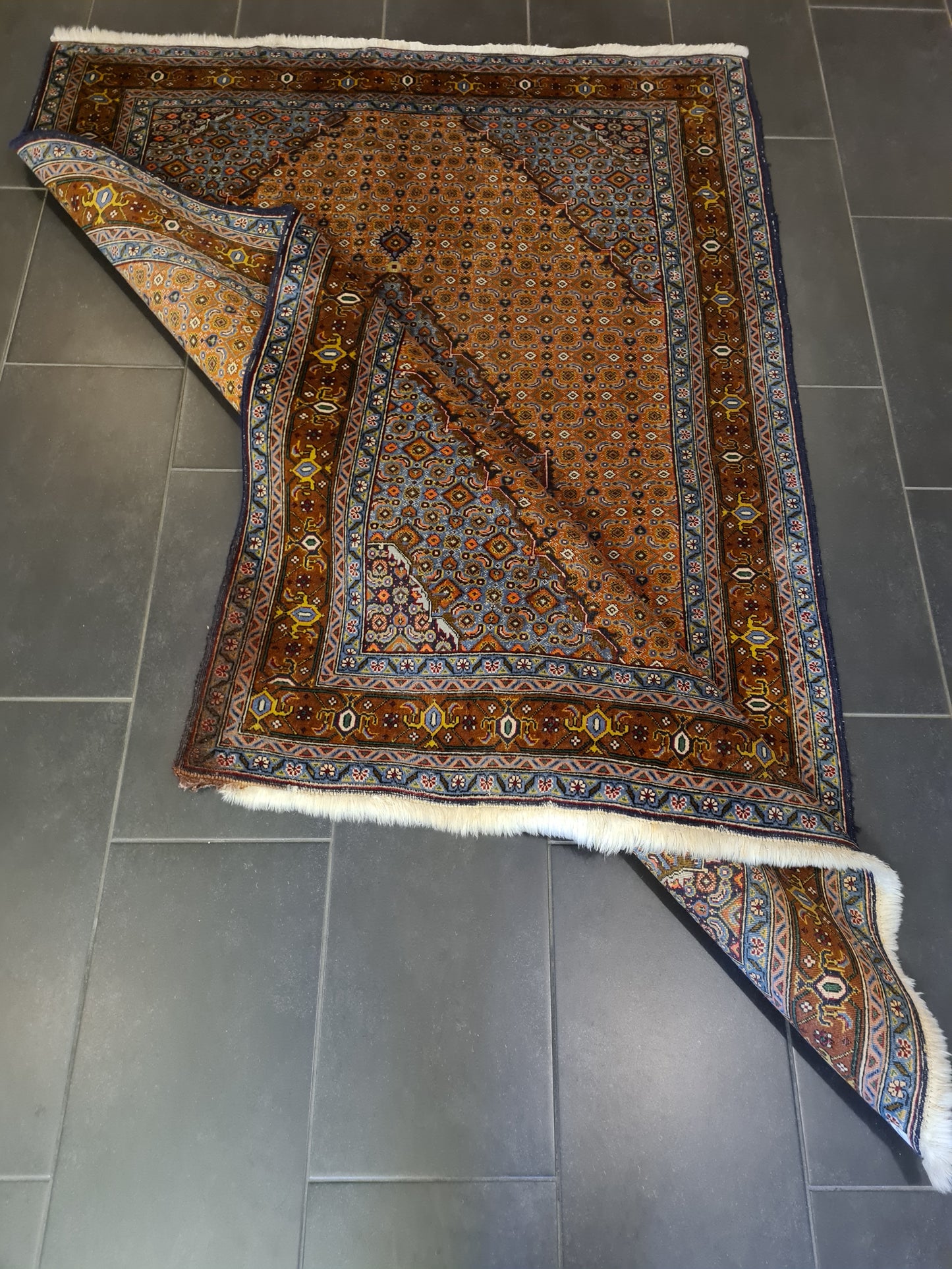 Königlicher Hochwertiger Handgeknüpfter Perserteppich Täbris 203x143cm