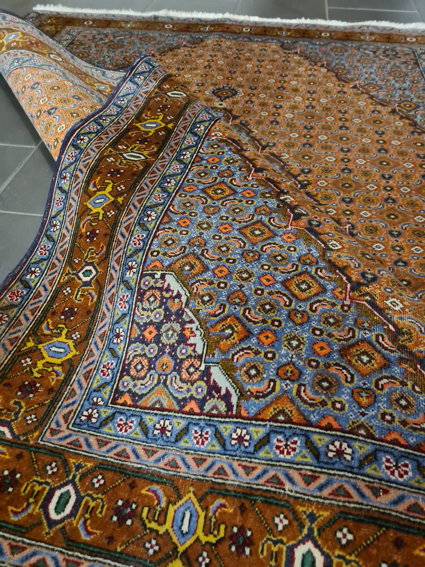 Königlicher Hochwertiger Handgeknüpfter Perserteppich Täbris 203x143cm