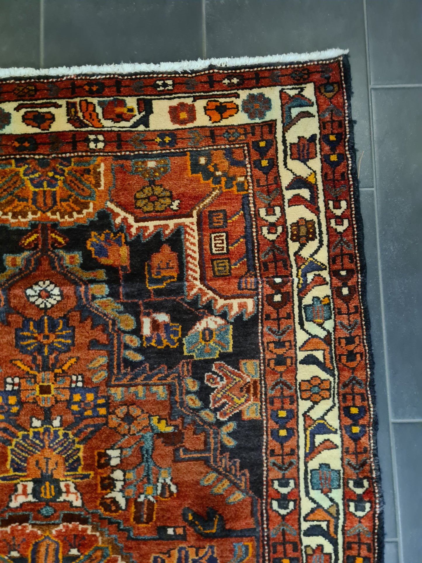 Perserteppich Orientteppich Handgeknüpfter Teppich Sarough Hamedan 175X114cm