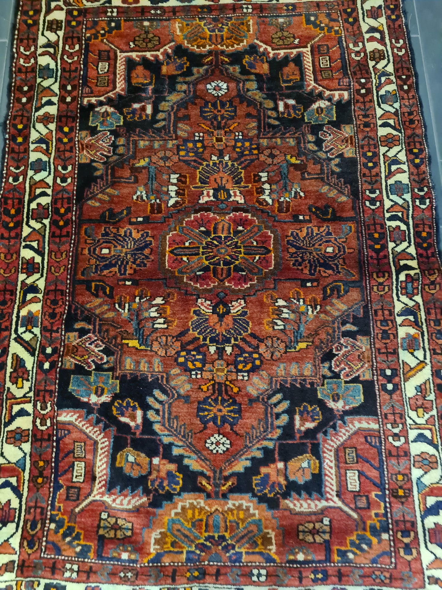 Perserteppich Orientteppich Handgeknüpfter Teppich Sarough Hamedan 175X114cm