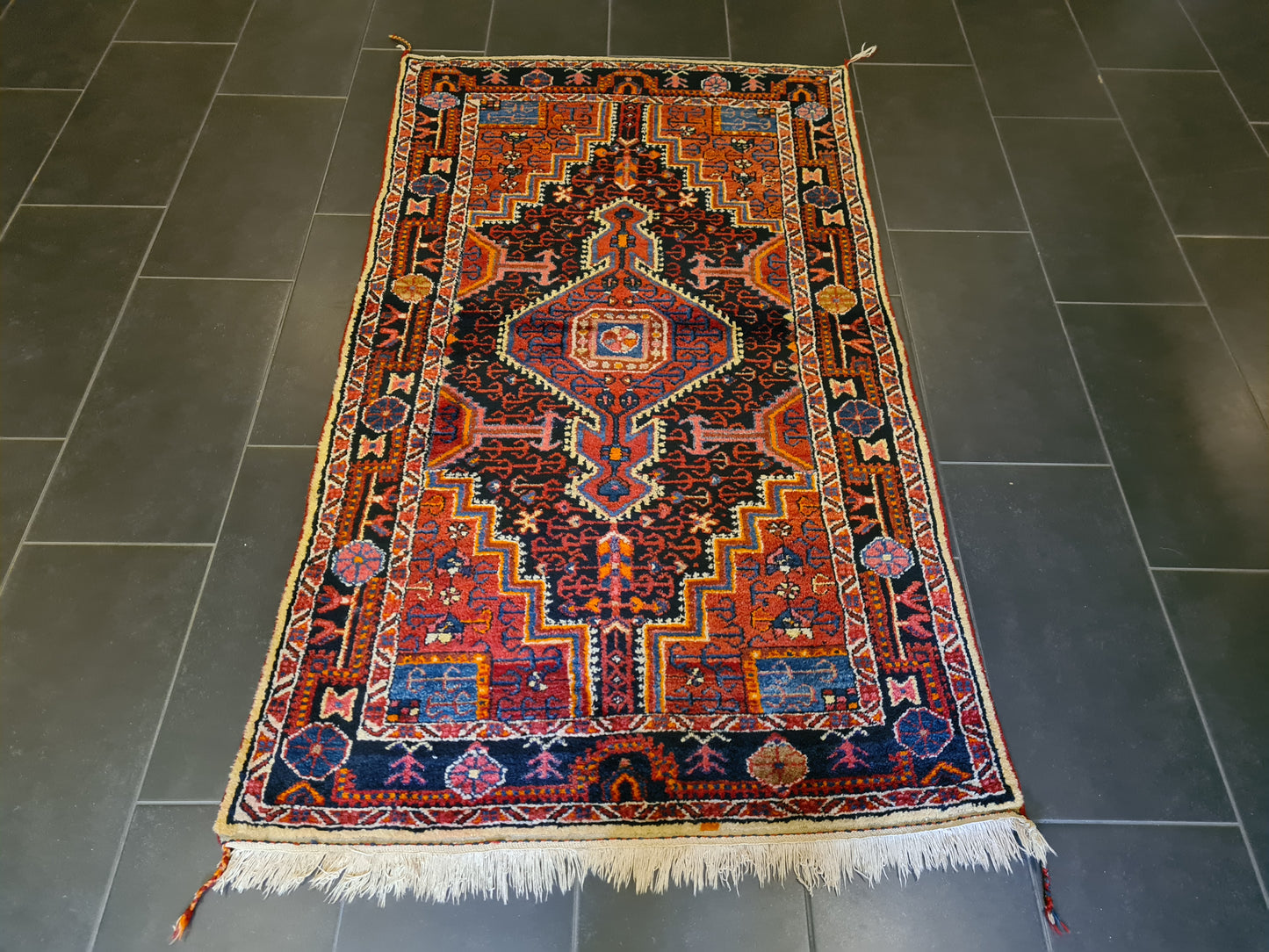 Perserteppich Orientteppich Handgeknüpfter Teppich Sarough Hamedan 185x107cm